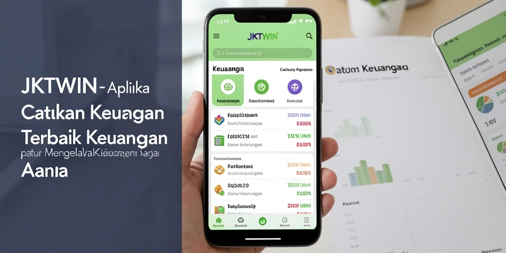 Antarmuka pengguna JKTWIN yang bersih dan fungsional untuk catatan keuangan.