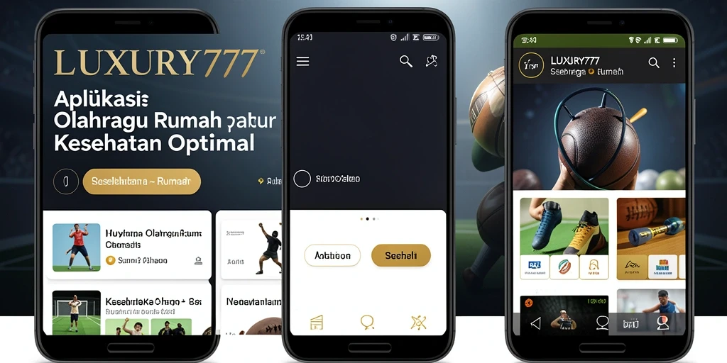 Antarmuka LUXURY777 yang ramah pengguna dengan berbagai fitur olahraga.